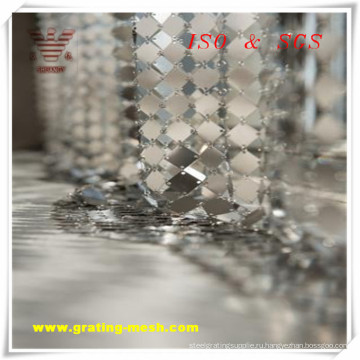 Серебряные декоративные сетки/ металлические сетки для строительства